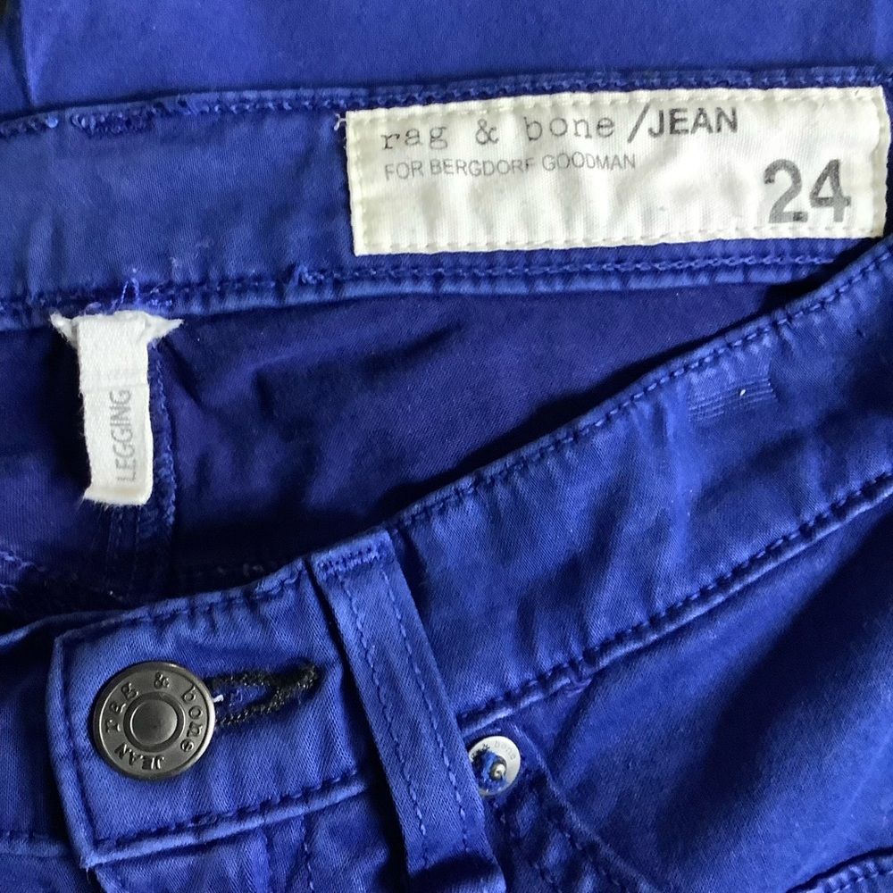Rag & Bone 🌵 Jean/ Blue Legging for Bergdorf Goodman - Picture 5 of 6